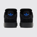 Adidas Campus 00s Core Black Lucid Blue sneaker – back view of the pair
