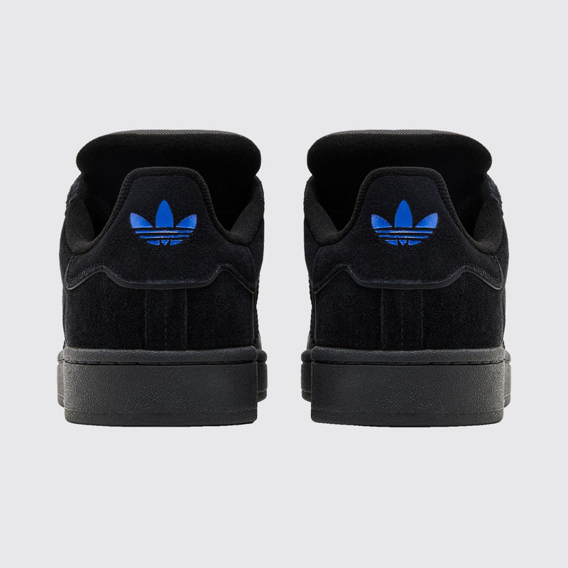 Adidas Campus 00s Core Black Lucid Blue sneaker – back view of the pair