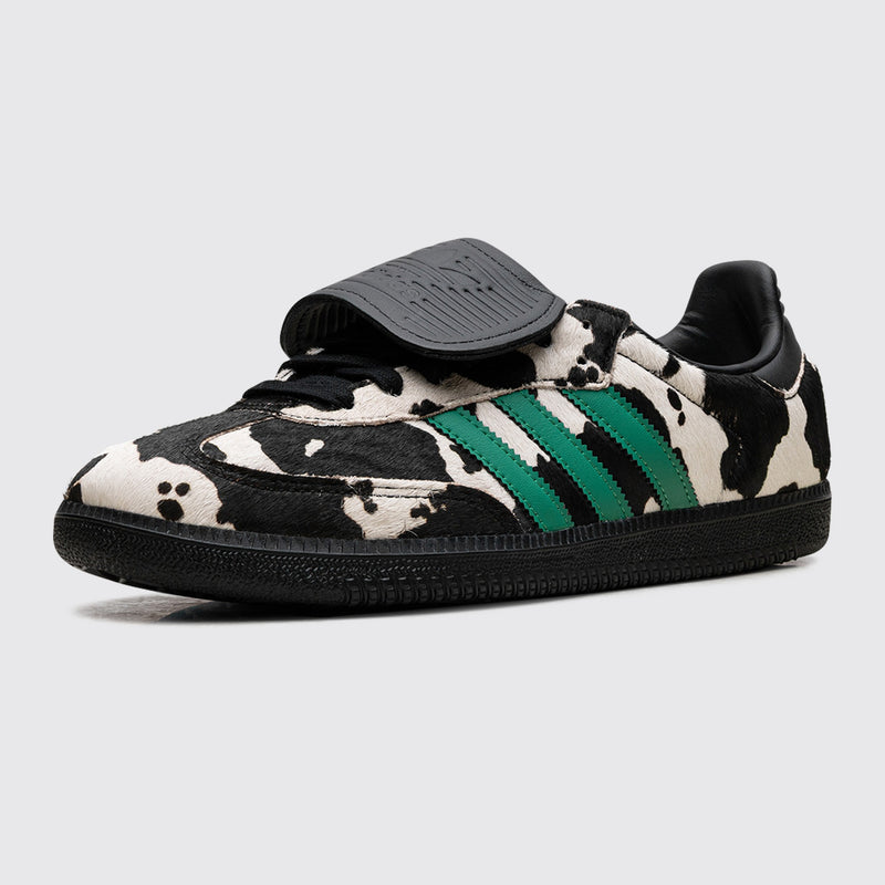 Adidas Samba LT Cow Print Black de Mujer zapatilla – vista frontal tres cuartos