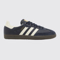 Adidas Samba Vegan Night Navy Gum zapatilla – vista frontal tres cuartos