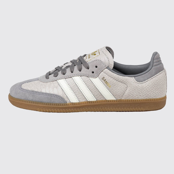 Adidas Samba OG Grey Two Off White Gum Sneaker – andere Seite