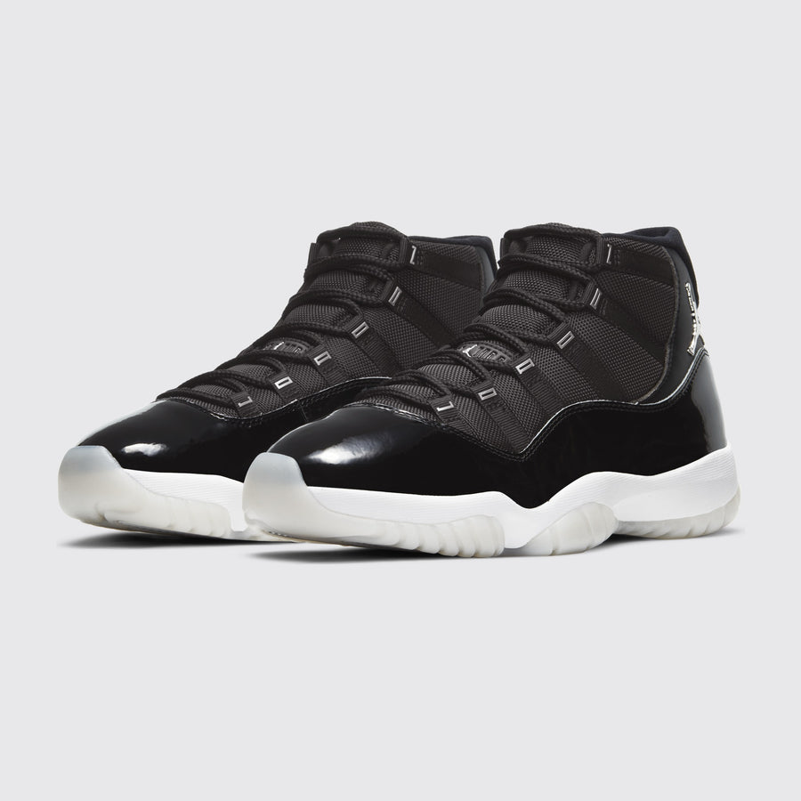 Air Jordan 11 Jubilee sneaker – three-quarter view of the pair