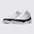 Fragment x Air Jordan 3 White sapatilha – vista a três quartos do par