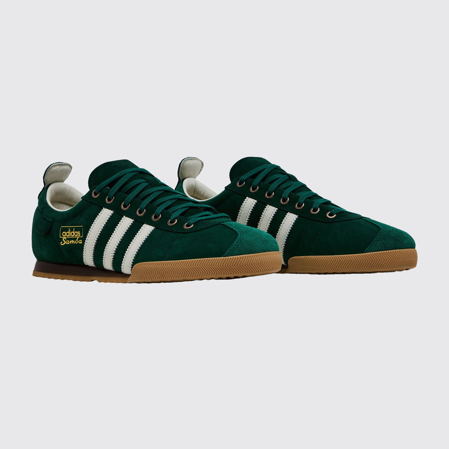 Adidas Samba 62 Collegiate Green Sneaker – Dreiviertelansicht des Paares