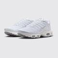 Nike Air Max Plus White Black Cool Grey sneaker – three-quarter view of the pair