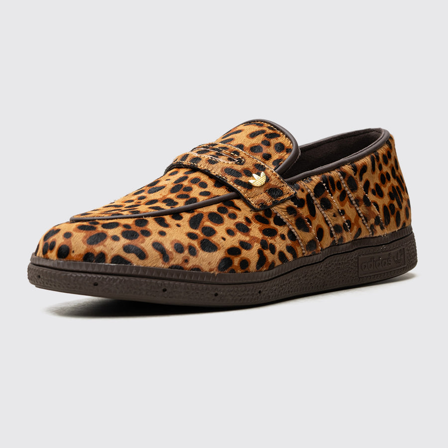 Adidas Handball Spezial Loafer Leopard Damen Sneaker – Dreiviertel-Vorderansicht