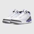 Air Jordan 3 Dark Iris sneaker – three-quarter view of the pair
