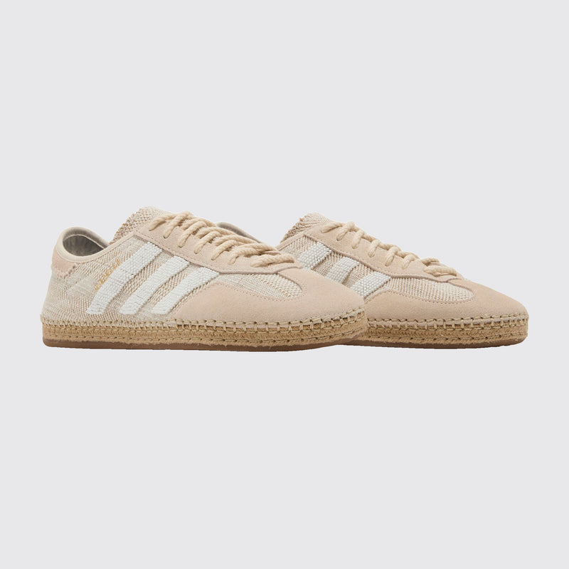 CLOT x Adidas Gazelle Halo Ivory zapatilla – vista tres cuartos del par