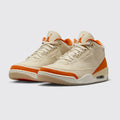 Women's Air Jordan 3 Starfish sneaker – three-quarter view of the pair
