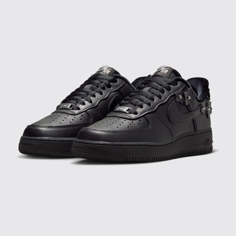 Nike Air Force 1 '07 Florette Black de Mujer zapatilla – vista tres cuartos del par