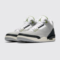 Air Jordan 3 Chlorophyll sneaker – three-quarter view of the pair