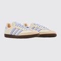 Adidas Samba OG Cream White Violet Tone Damen Sneaker – Dreiviertelansicht des Paares