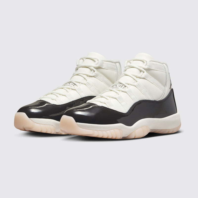 Women's Air Jordan 11 Neapolitan sneaker – three-quarter view of the pair