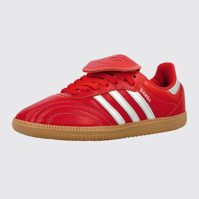 Adidas Samba LT Better Scarlet Silver de Mujer zapatilla – vista frontal tres cuartos