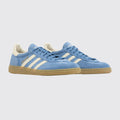 Adidas Handball Spezial Core Blue Cream White basket – vue trois-quarts de la paire