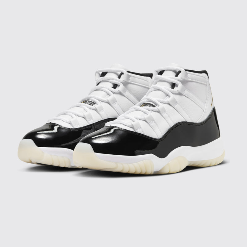 Air Jordan 11 Gratitude sneaker – three-quarter view of the pair