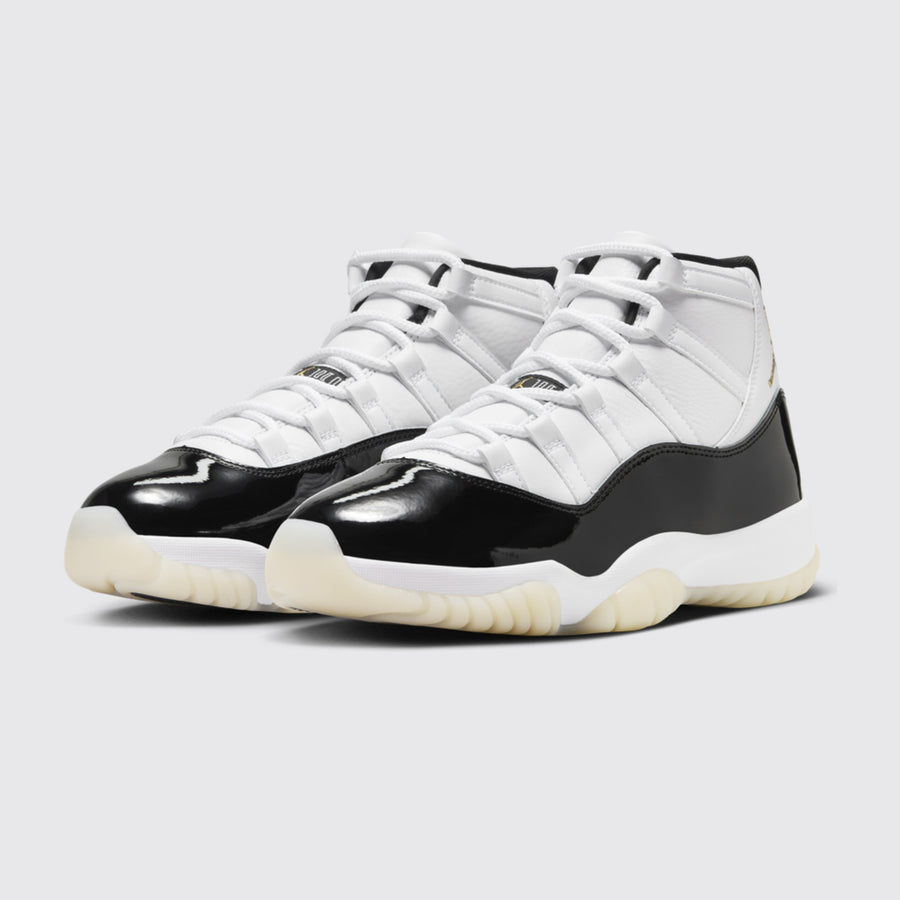 Air Jordan 11 Gratitude sneaker – three-quarter view of the pair