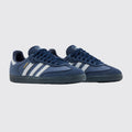 Adidas Samba OG Preloved Ink Halo Blue zapatilla – vista tres cuartos del par