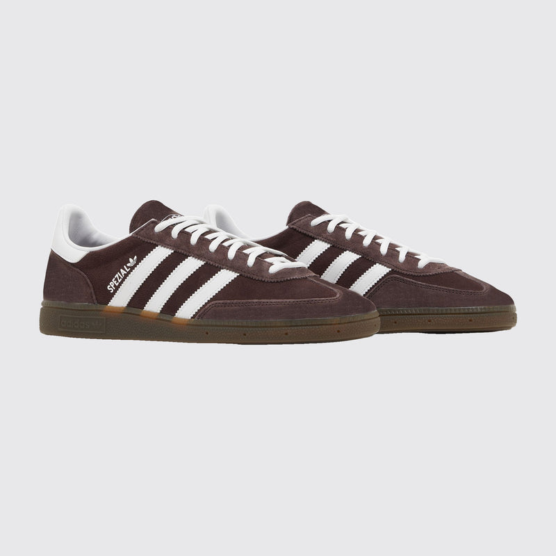 Adidas Handball Spezial Shadow Brown Gum basket – vue trois-quarts de la paire