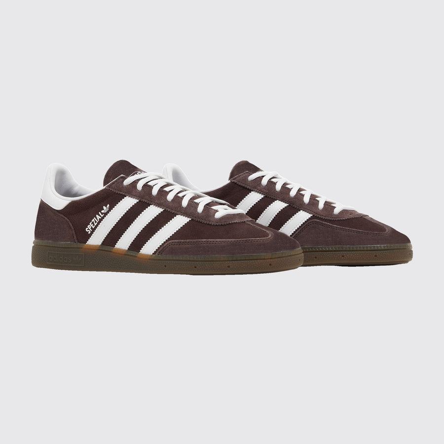 Adidas Handball Spezial Shadow Brown Gum basket – vue trois-quarts de la paire