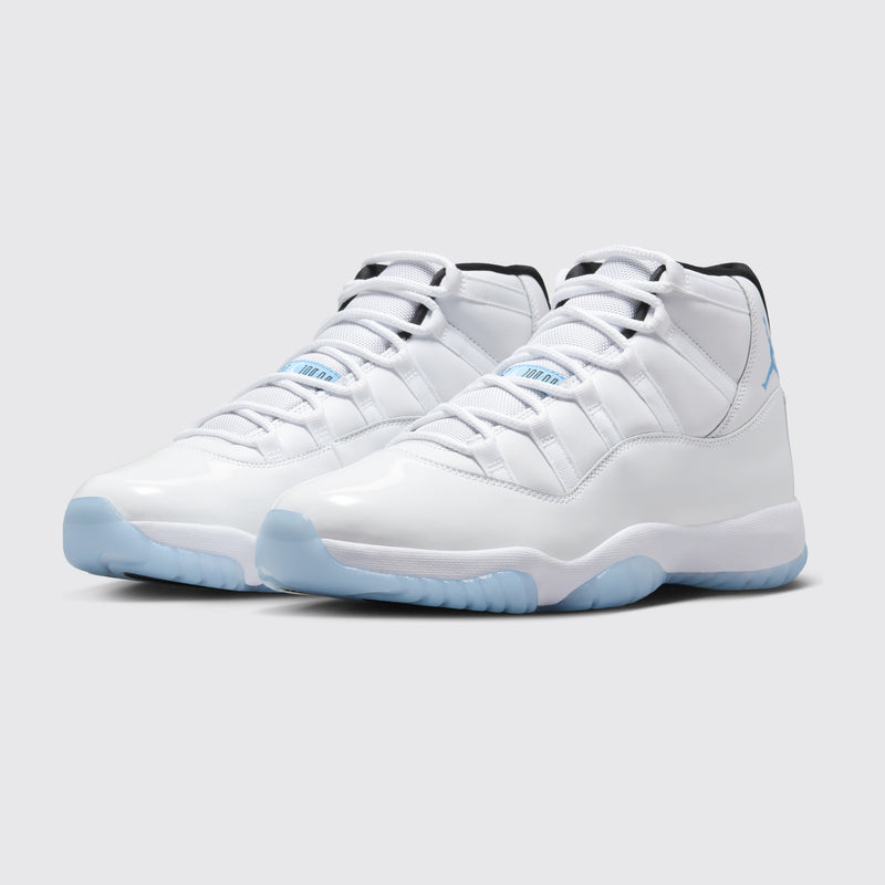 Air Jordan 11 Legend Blue sneaker – three-quarter view of the pair