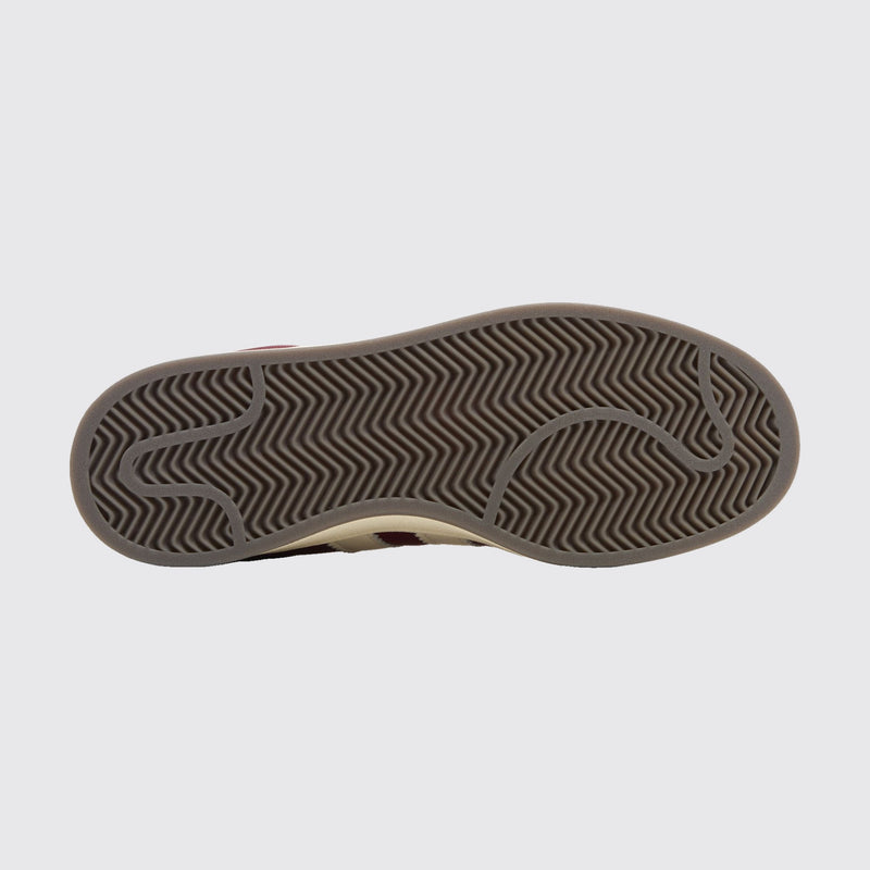 Adidas Campus 00s Cordura Collegiate Burgundy sneaker – outsole view
