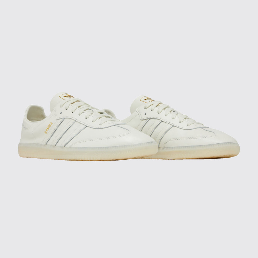 Adidas Samba Decon Ivory Sneaker – Dreiviertelansicht des Paares