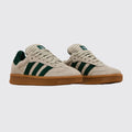 Adidas Samba XLG Putty Grey Collegiate Green Sneaker – Dreiviertelansicht des Paares