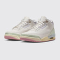 Air Jordan 3 Sail and Jade Aura Sneaker – Dreiviertelansicht des Paares