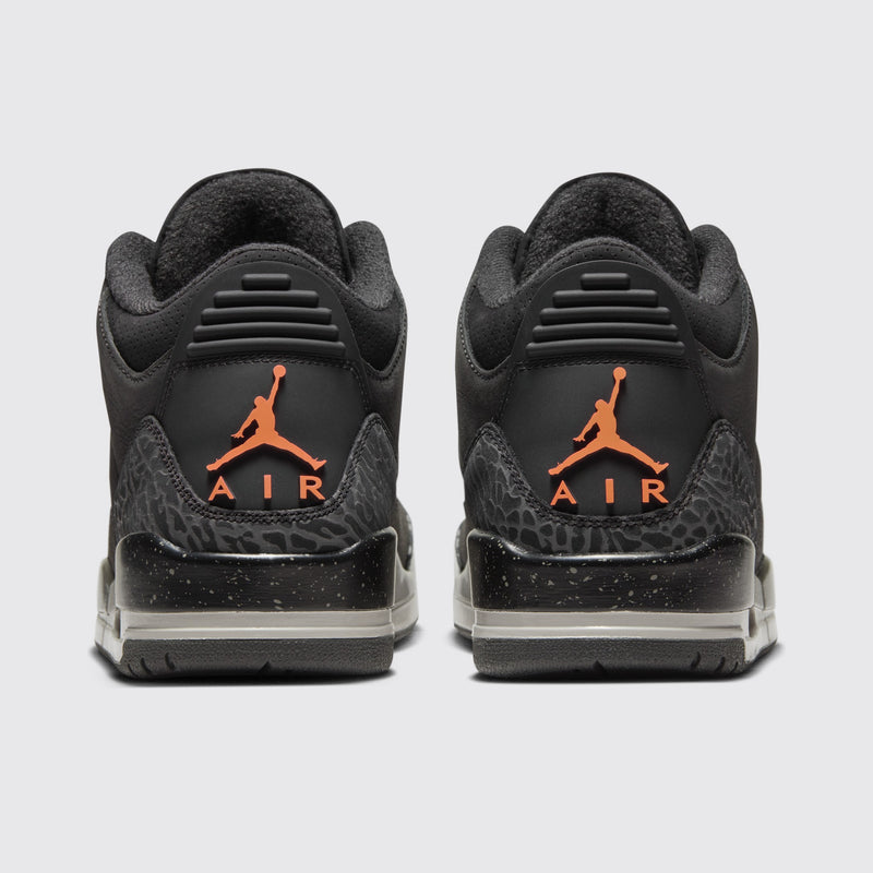 Air Jordan 3 Fear sneaker – back view of the pair