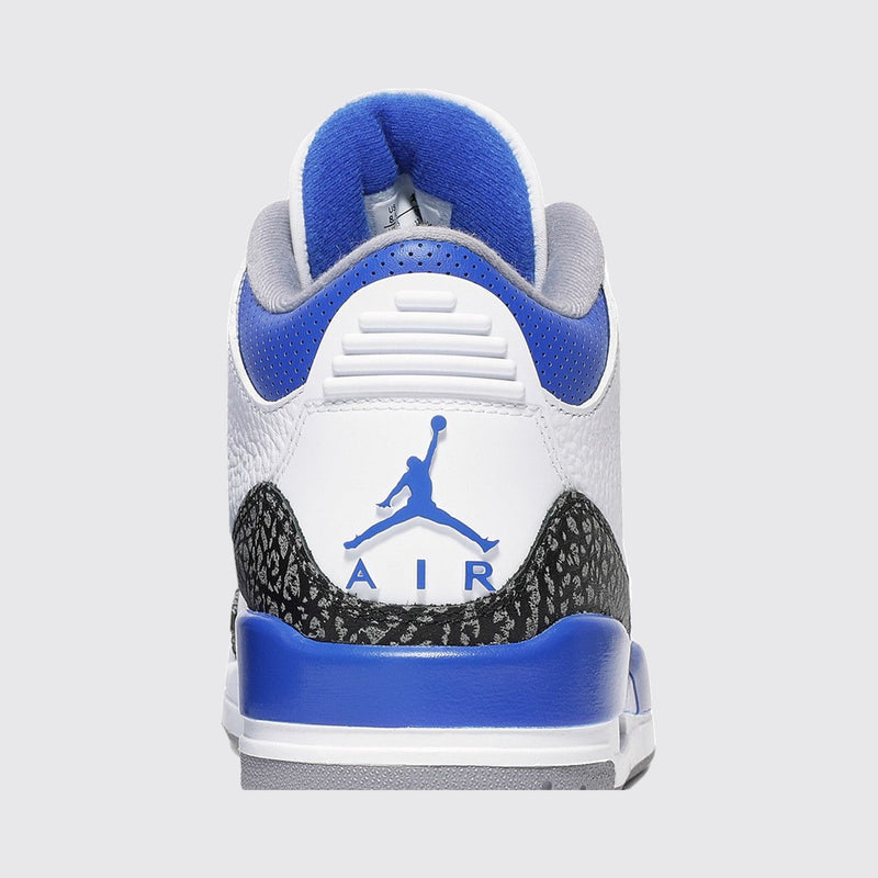 Air Jordan 3 Racer Blue sneaker – back view