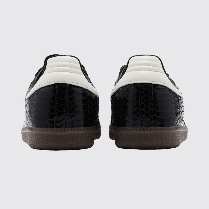 Adidas Samba Core Black Off White Gum de Mujer zapatilla – vista trasera del par