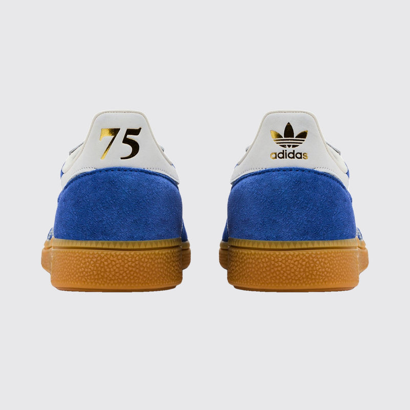 Adidas Handball Spezial 75th Anniversary Collegiate Royal sneaker – back view of the pair