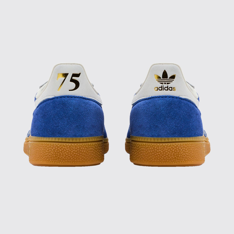 Adidas Handball Spezial 75th Anniversary Collegiate Royal sneaker – back view of the pair