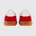 Adidas Gazelle Indoor Active Maroon Gum Damen Sneaker – Rückansicht des Paares