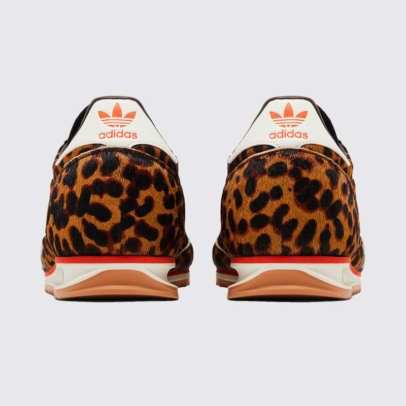 Adidas SL 72 OG Cheetah Impact Orange de Mujer zapatilla – vista trasera del par