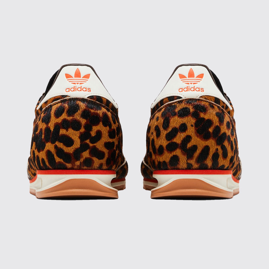 Adidas SL 72 OG Cheetah Impact Orange de Mujer zapatilla – vista trasera del par