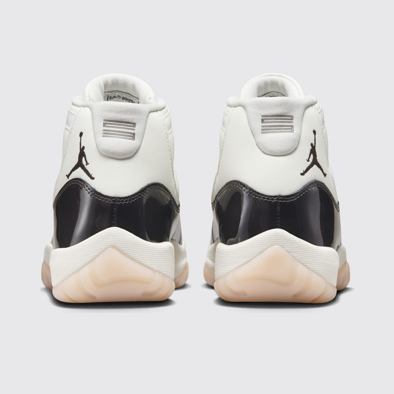 Women's Air Jordan 11 Neapolitan sneaker – back view of the pair