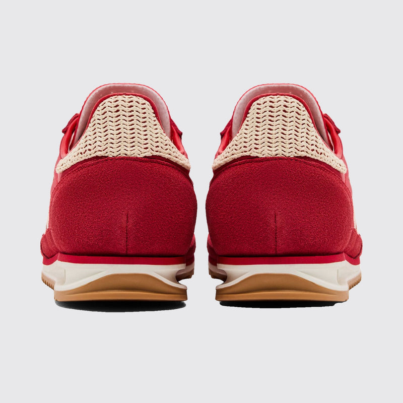 Adidas SL 72 OG Crochet Scarlet de Mulher sapatilha – vista traseira do par