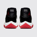 Air Jordan 11 Bred sneaker – back view of the pair