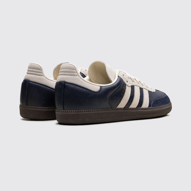 Adidas Samba OG Aurora Ink Cream basket – vue arrière de la paire