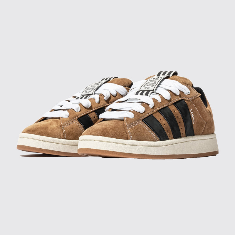 YNuK x Adidas Campus 00s Brown Desert sneaker – three-quarter view of the pair