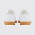 Adidas Samba OG White Silver Metallic de Mujer zapatilla – vista trasera del par