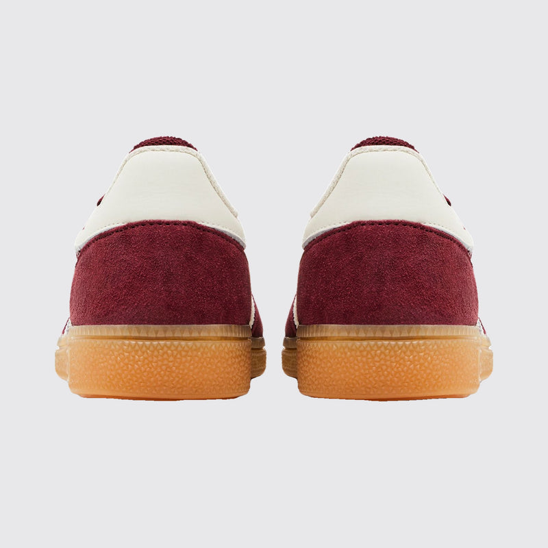 Adidas Handball Spezial Corduroy Shadow Red Damen Sneaker – Rückansicht des Paares