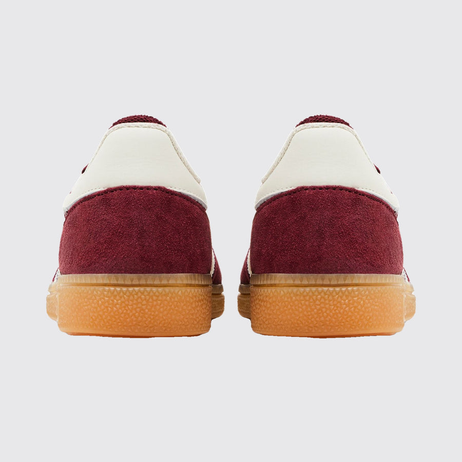 Adidas Handball Spezial Corduroy Shadow Red Damen Sneaker – Rückansicht des Paares