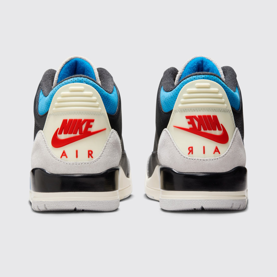 Air Jordan 3 Rare Air Sneaker – Rückansicht des Paares