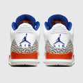Air Jordan 3 Knicks sneaker – back view of the pair