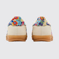 Liberty London x Adidas Gazelle Indoor Floral Off White de Mujer zapatilla – vista trasera del par
