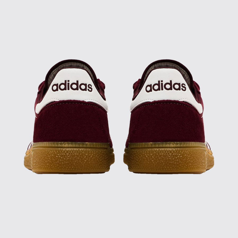 Sporty & Rich x Adidas Handball Spezial Shadow Red Sneaker – Rückansicht des Paares
