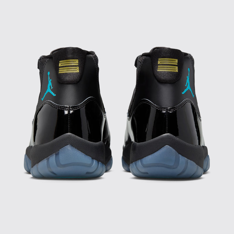 Air Jordan 11 Gamma sneaker – back view of the pair